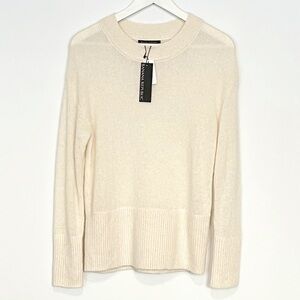 NWT Banana Republic Ambra Alpaca Sweater Ivory Smsll